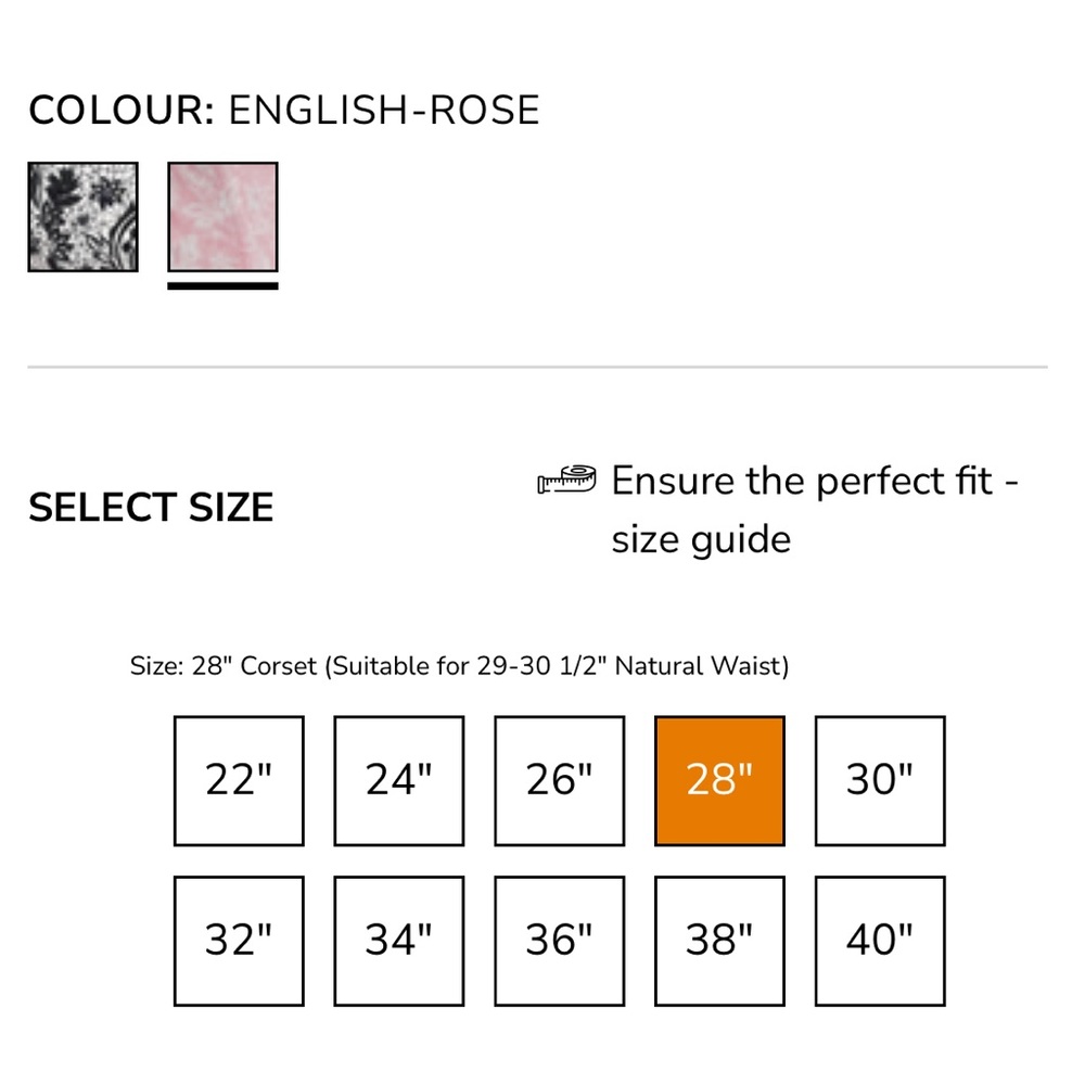 Corset Story Pink English Rose Corset Cottagecore Coquette Lace Up Crop Bustier - Picture 12 of 12